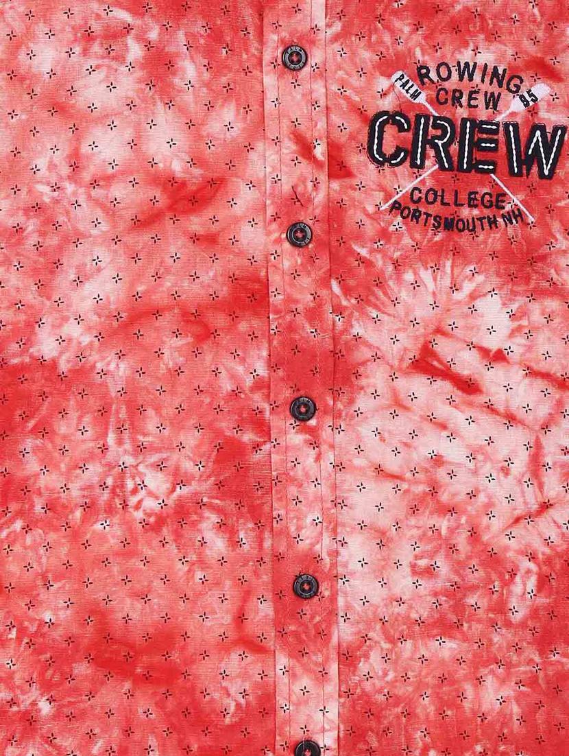 red cotton shirt - 17130497 - Zoom Image - 3