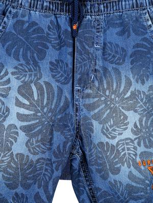 blue denim shorts - 17130550 - Standard Image - 3