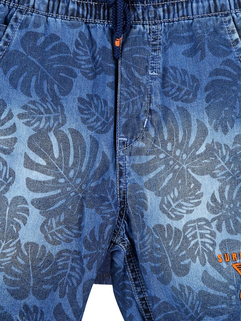 blue denim shorts - 17130550 - Zoom Image - 3