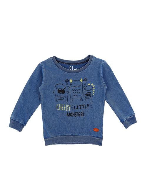blue cotton tshirt - 17130669 - Standard Image - 1