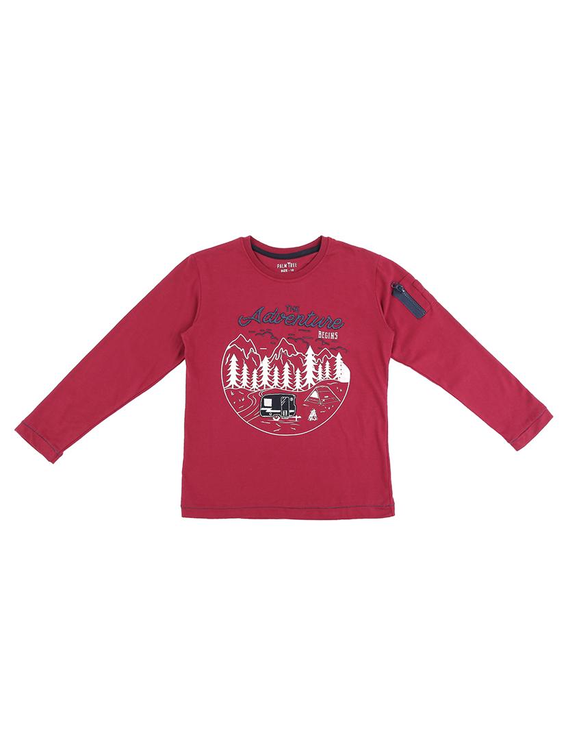 red cotton tshirt - 17130676 - Zoom Image - 1