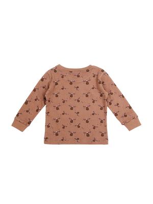 brown cotton tshirt - 17130690 - Standard Image - 2