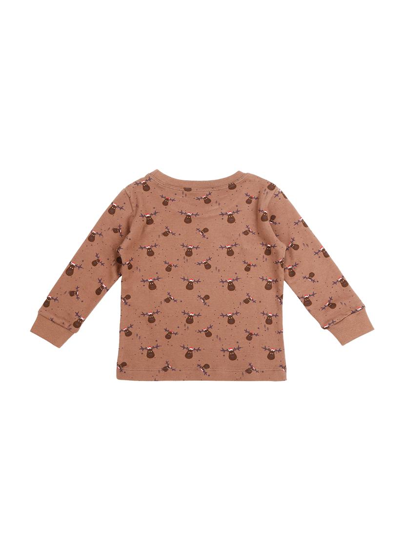 brown cotton tshirt - 17130690 - Zoom Image - 2
