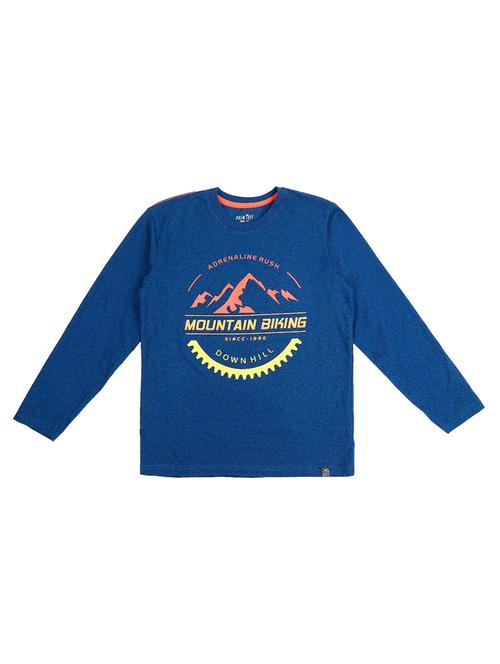 dark blue cotton tshirt - 17130710 - Standard Image - 1