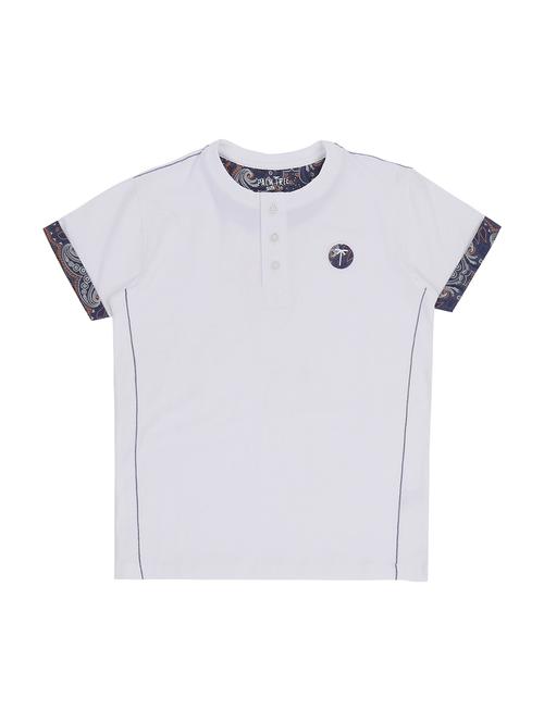 white cotton tshirt - 17130726 - Standard Image - 1
