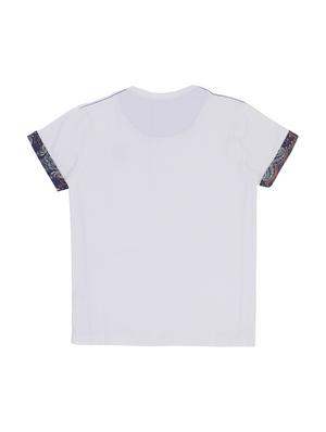white cotton tshirt - 17130726 - Standard Image - 2