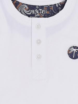 white cotton tshirt - 17130726 - Standard Image - 3