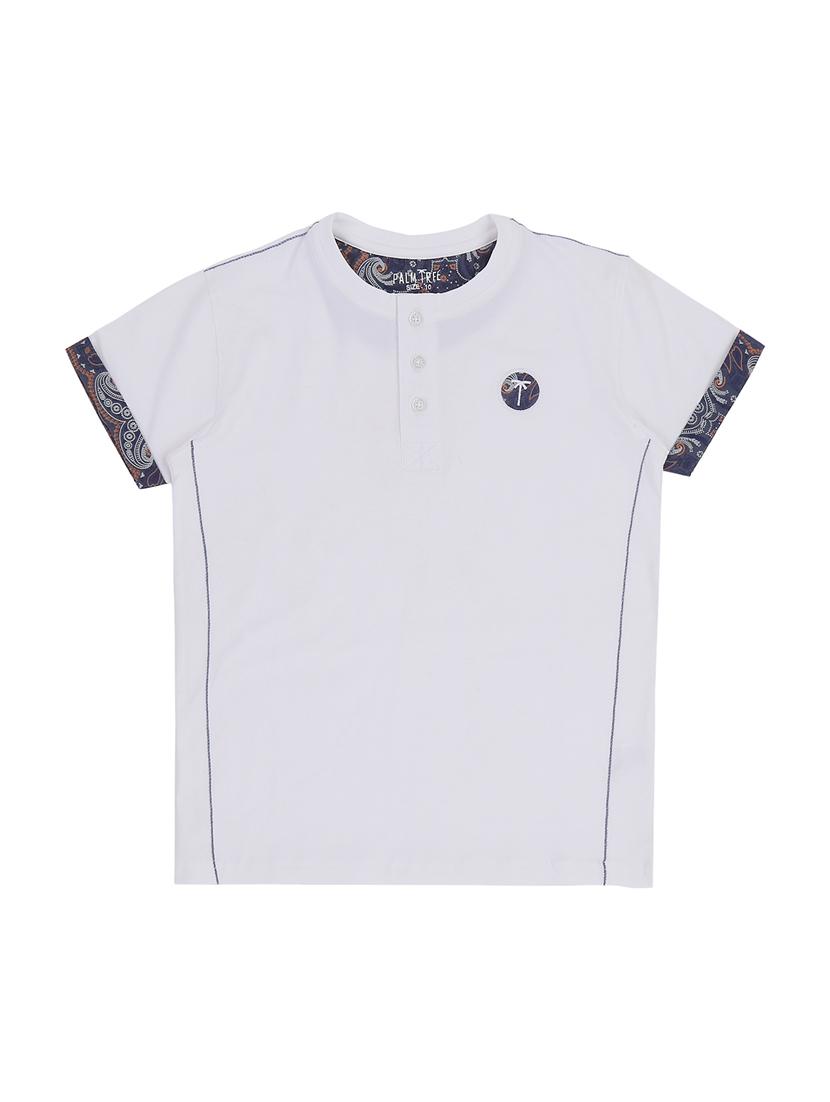 white cotton tshirt - 17130726 - Zoom Image - 1