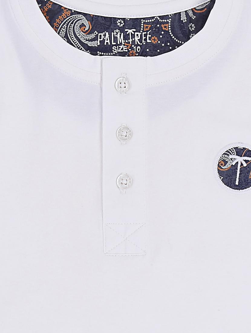 white cotton tshirt - 17130726 - Zoom Image - 3