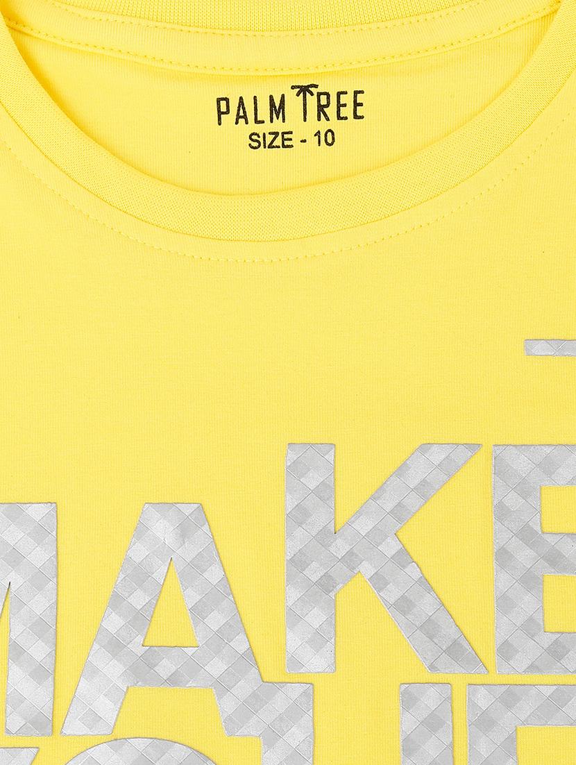 yellow cotton tshirt - 17130734 - Zoom Image - 3
