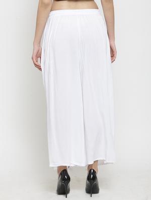 drawstring waist flared palzzo - 17130888 - Standard Image - 3