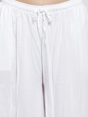 drawstring waist flared palzzo - 17130888 - Standard Image - 5