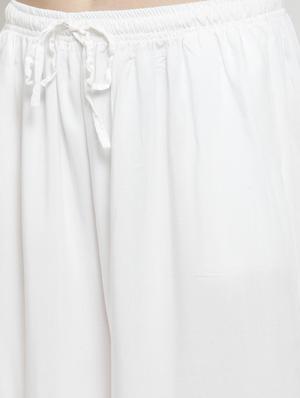 drawstring waist flared palzzo - 17130892 - Standard Image - 5