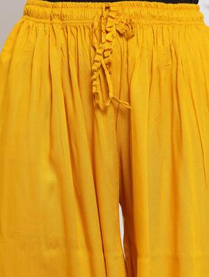 drawstring waist flared palzzo - 17130894 - Standard Image - 5