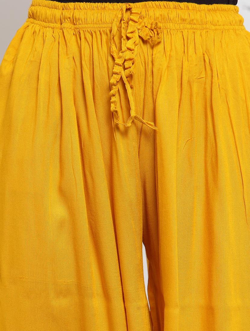 drawstring waist flared palzzo - 17130894 - Zoom Image - 5