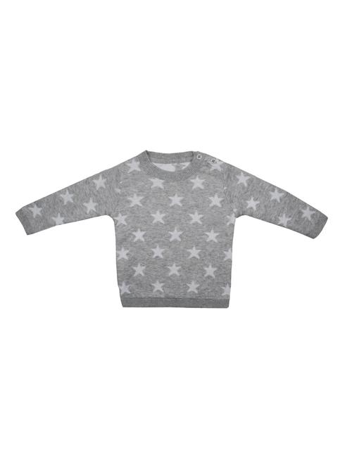 grey cotton regular sweater - 17131197 - Standard Image - 1