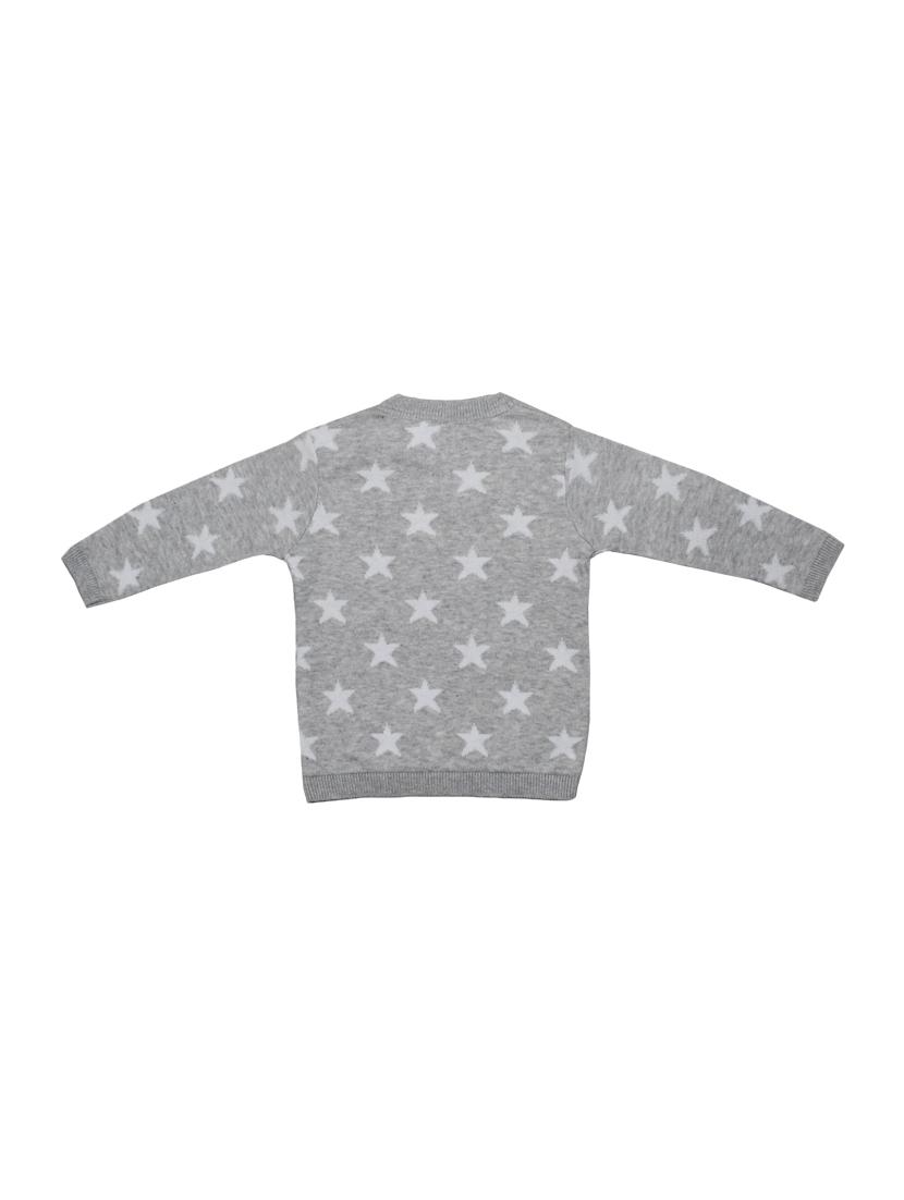 grey cotton regular sweater - 17131197 - Zoom Image - 2
