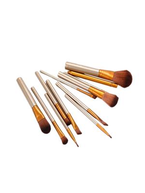 pack of 12 professional makeup brushes(brown) - 17131344 - Standard Image - 3