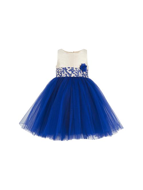 blue net frock - 17132810 - Standard Image - 1