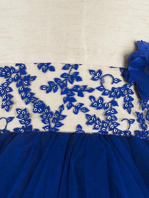 blue net frock - 17132810 - Standard Image - 3