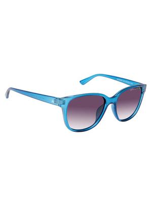 david blake transparent blue wayfarer gradient polarised uv protected women sunglass (sgdb2053x8004pc6; 53 mm) - 17133711 - Standard Image - 2