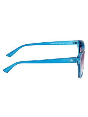 david blake transparent blue wayfarer gradient polarised uv protected women sunglass (sgdb2053x8004pc6; 53 mm) - 17133711 - Standard Image - 3