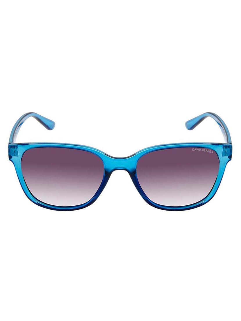 david blake transparent blue wayfarer gradient polarised uv protected women sunglass (sgdb2053x8004pc6; 53 mm) - 17133711 - Zoom Image - 1