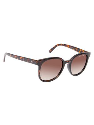 david blake tortoise brown oversized gradient polarised uv protected women sunglass (sgdb2057x8005pc4; 52 mm) - 17133715 - Standard Image - 2