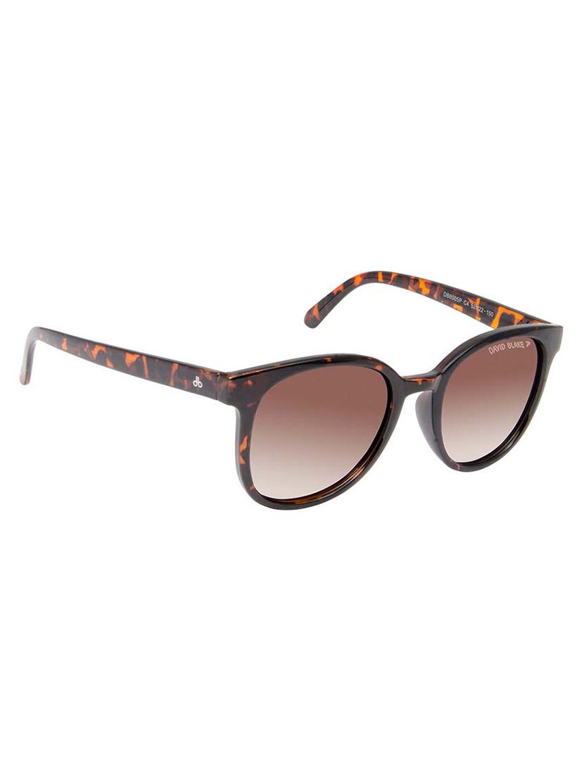 david blake tortoise brown oversized gradient polarised uv protected women sunglass (sgdb2057x8005pc4; 52 mm) - 17133715 - Zoom Image - 2