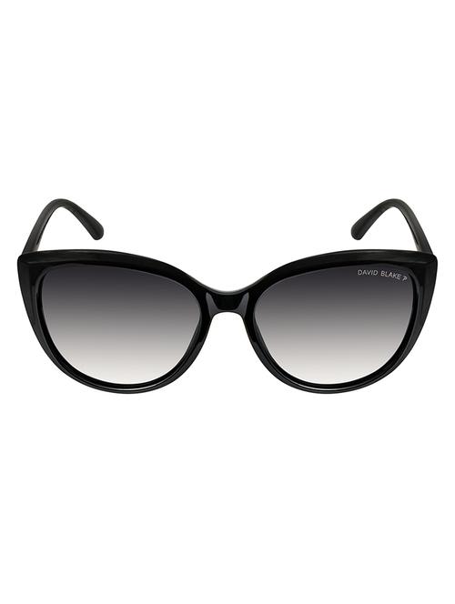 david blake black cateye gradient polarised uv protected women sunglass (sgdb2024x009cyc1; 56 mm) - 17133738 - Standard Image - 1