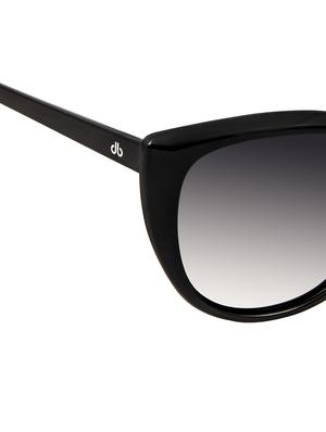 david blake black cateye gradient polarised uv protected women sunglass (sgdb2024x009cyc1; 56 mm) - 17133738 - Standard Image - 4