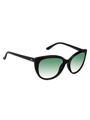 david blake black cateye gradient polarised uv protected women sunglass (sgdb2025x009cyc2; 56 mm) - 17133739 - Standard Image - 2