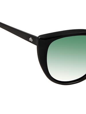 david blake black cateye gradient polarised uv protected women sunglass (sgdb2025x009cyc2; 56 mm) - 17133739 - Standard Image - 4