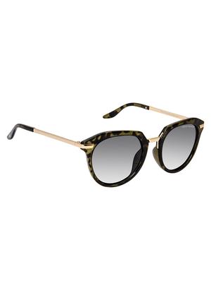 david blake oversized gradient polarized uv protected women sunglass (sgdb2035x011cyc4;tortise green) - 17133749 - Standard Image - 2