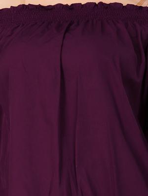 off shoulder bell sleeves top - 17133997 - Standard Image - 4
