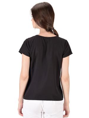 criss cross neck solid top - 17134254 - Standard Image - 3