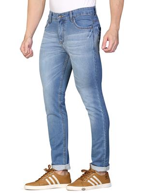 light blue denim washed jeans - 17134330 - Standard Image - 2