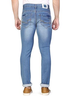 light blue denim washed jeans - 17134330 - Standard Image - 3