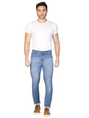 light blue denim washed jeans - 17134330 - Standard Image - 4