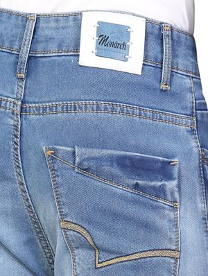 light blue denim washed jeans - 17134330 - Standard Image - 6