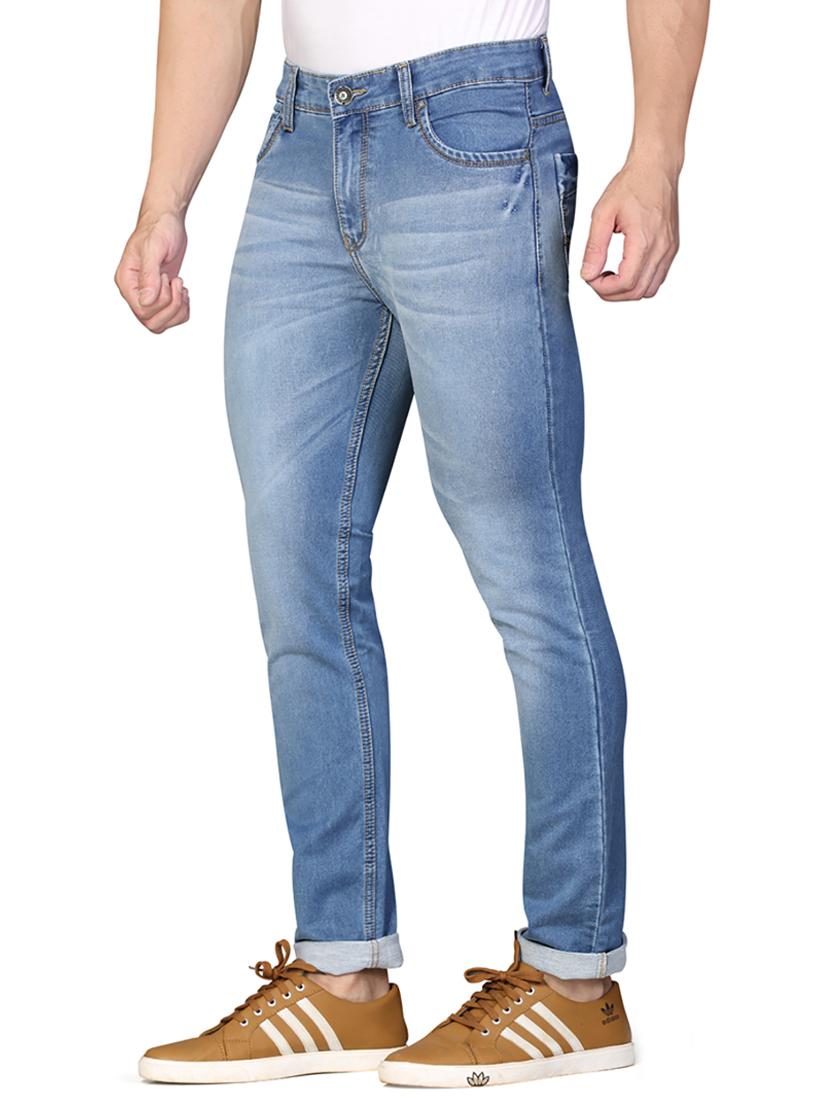 light blue denim washed jeans - 17134330 - Zoom Image - 2