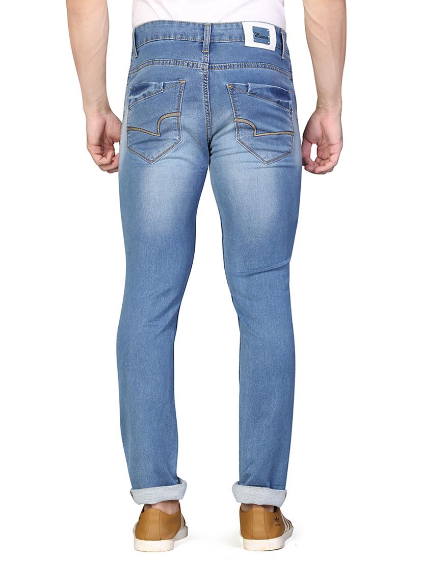 light blue denim washed jeans - 17134330 - Zoom Image - 3