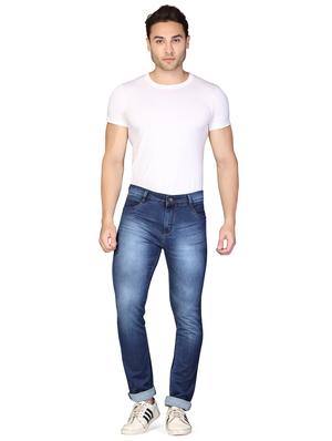 blue denim washed jeans - 17134331 - Standard Image - 4