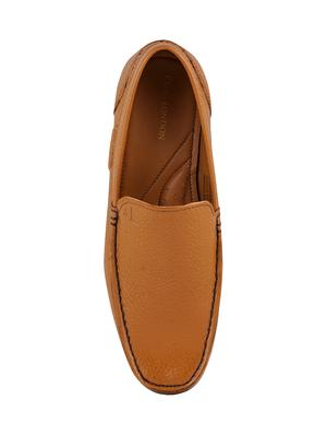 tan slip on loafers - 17134371 - Standard Image - 3