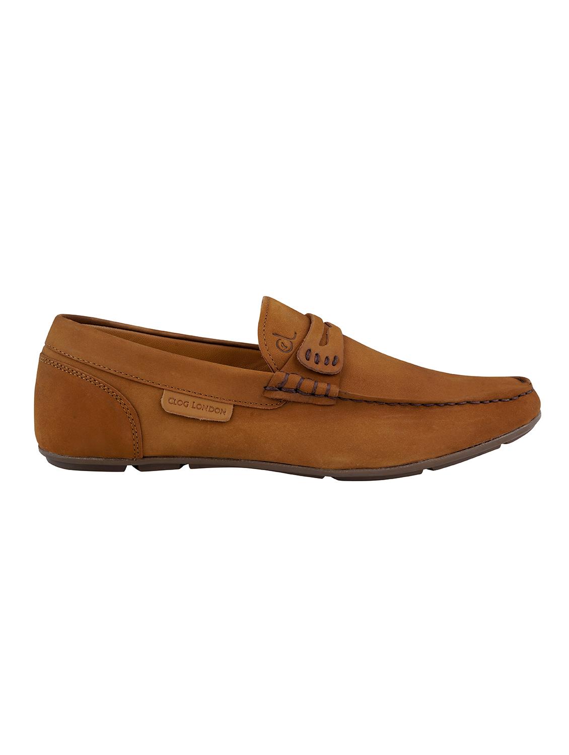 tan slip on loafers - 17134374 - Zoom Image - 1