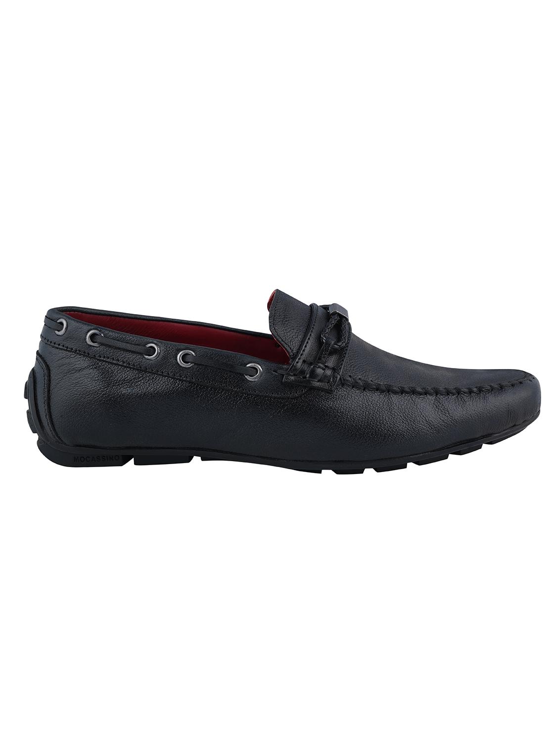 black slip on loafers - 17134381 - Zoom Image - 1