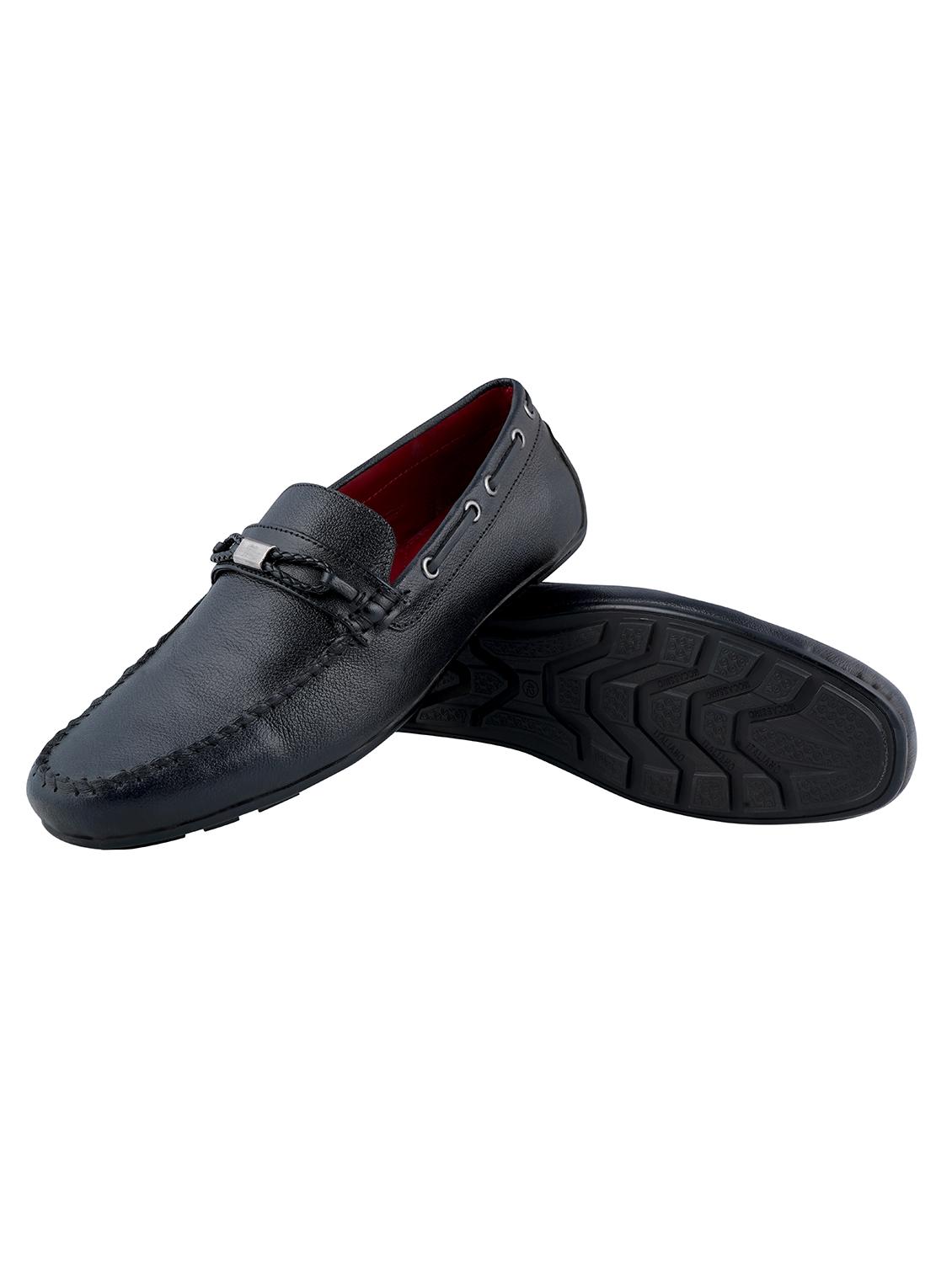 black slip on loafers - 17134381 - Zoom Image - 2