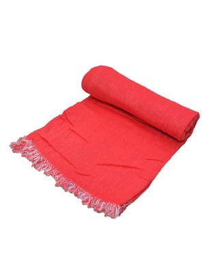 soft handloom cotton throw blanket - 17134492 - Standard Image - 2