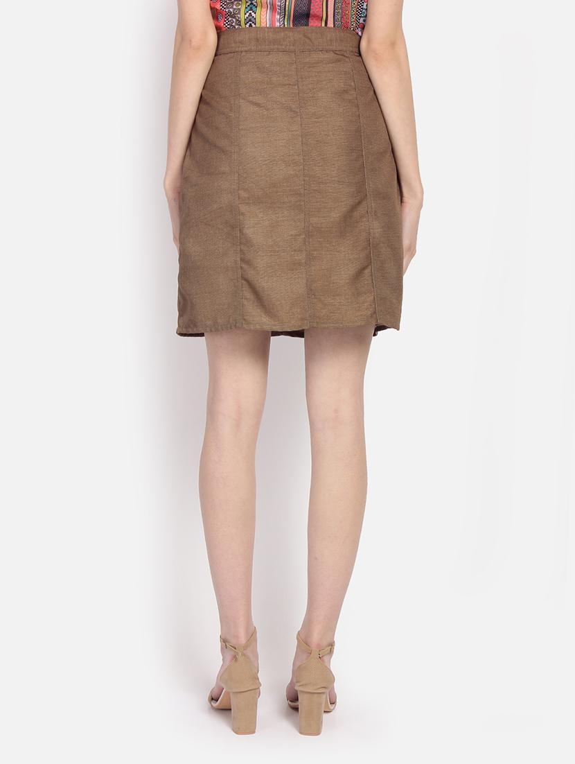 button up a-line skirt - 17134623 - Zoom Image - 3