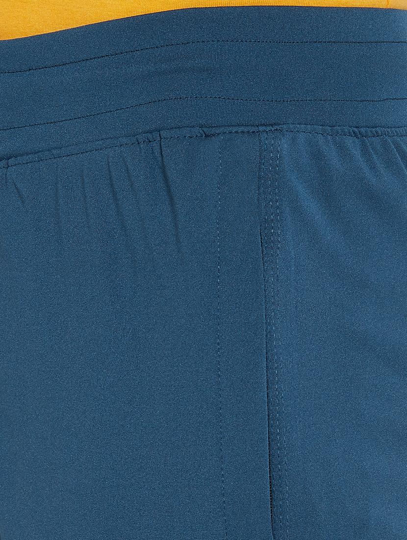 teal blue solid full length track pant - 17134746 - Zoom Image - 5
